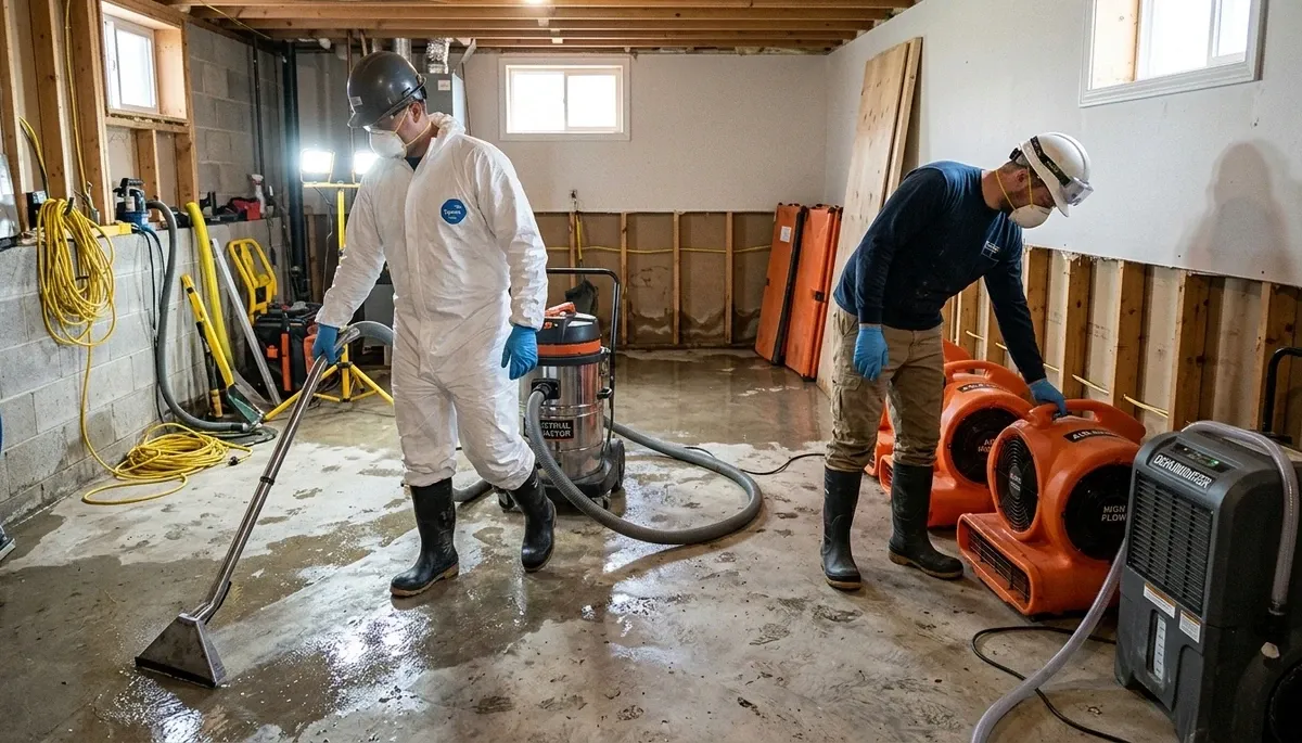 Basement Flood Cleanup Image 1