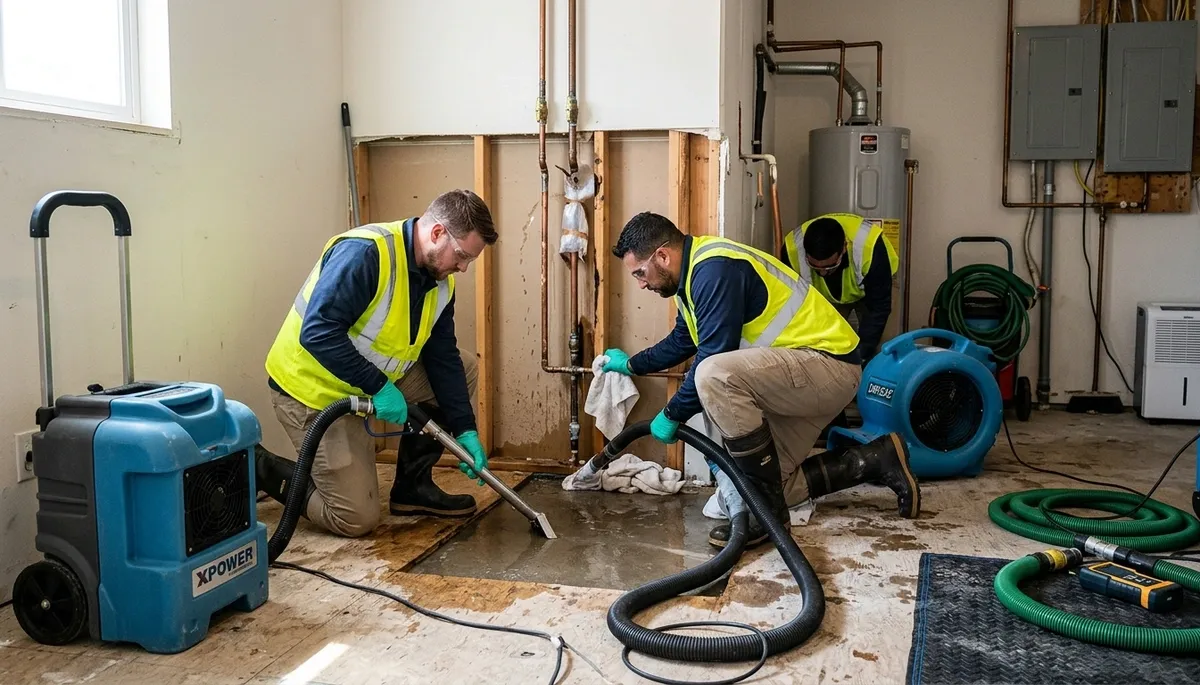 Burst Pipe Cleanup Image 1