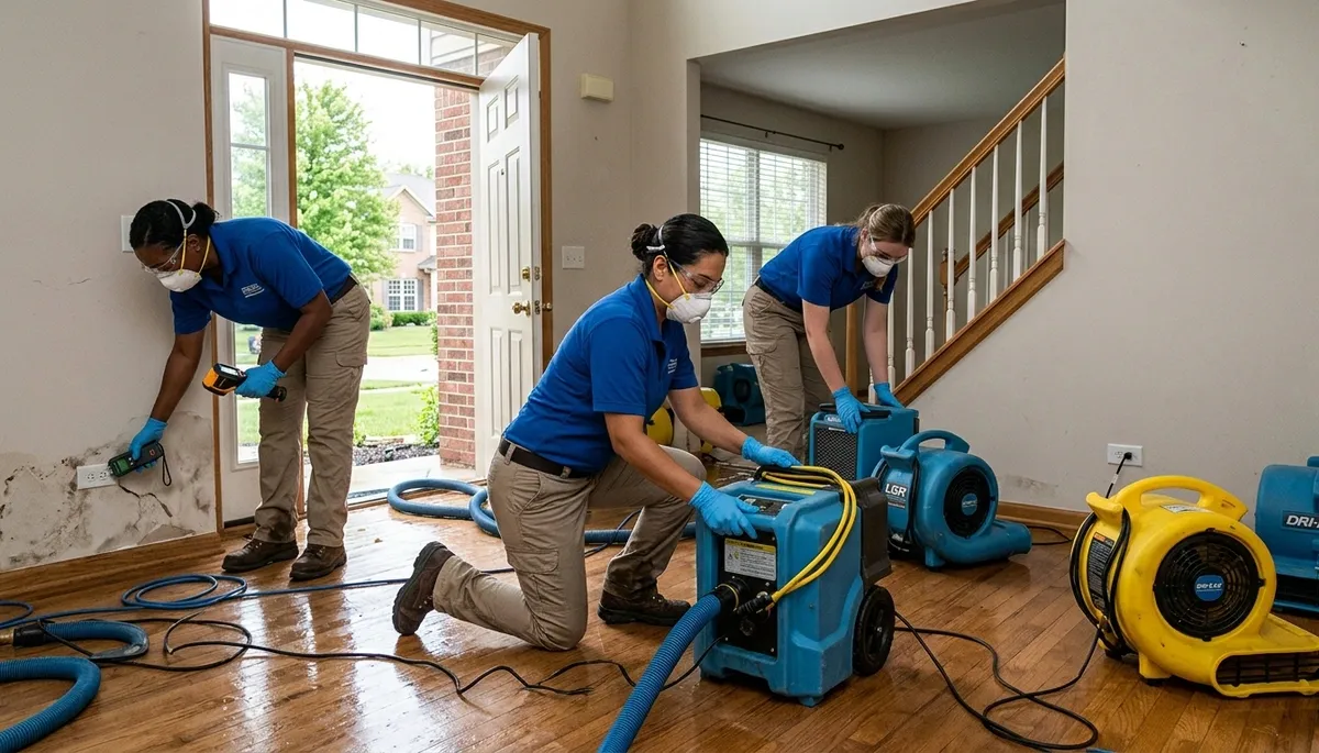 Water Damage Oswego Il Image 1